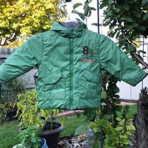 Boboli Boys Reversible Puffer Jacket